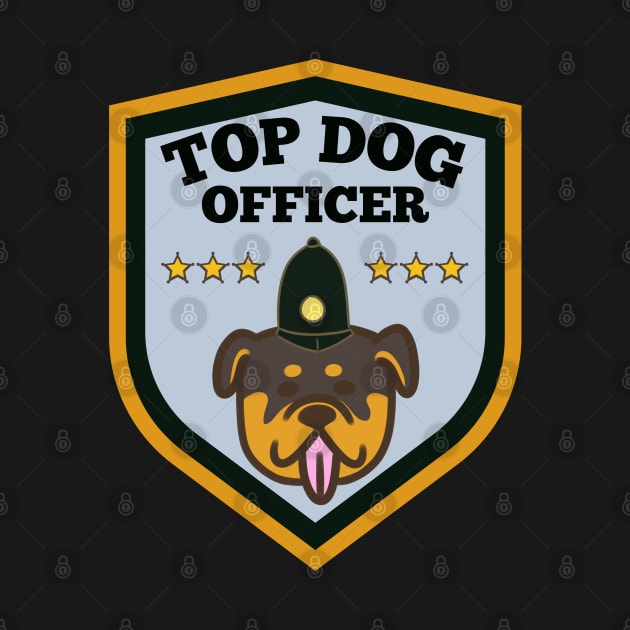 Top Dog Officer Police K9 Logo Illustration by Art by Biyan