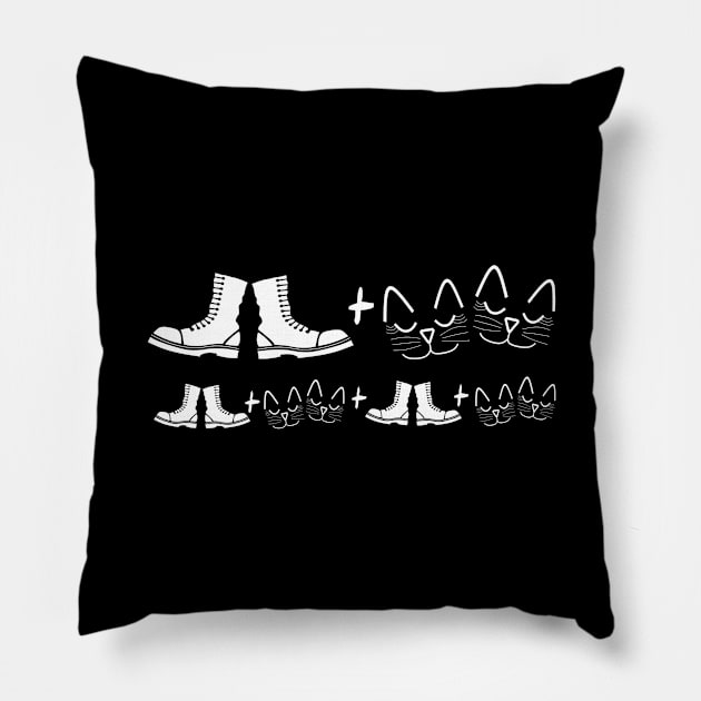 Boots and Cats Beatbox Pillow by Timeforplay