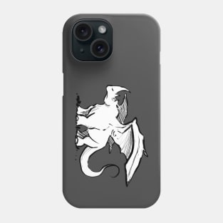 Rhinoceros dragon Phone Case