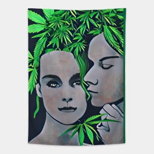 Stoned Valentine Kisses Tapestry