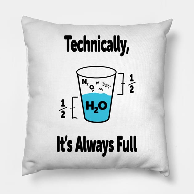 Funny Science Humor Pillow by ScienceCorner