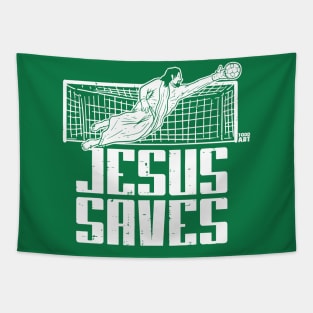 JESUS SAVES Tapestry
