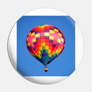 Hot air balloon on a beautiful day Pin