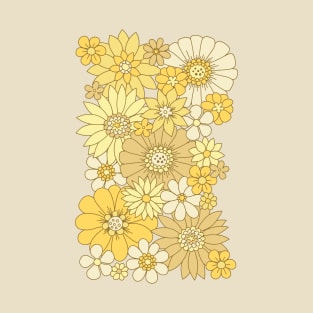 Mellow Yellow Retro Daisy T-Shirt