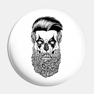 Beard clown Pin