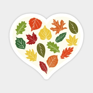 Heartfelt Autumn | White Magnet