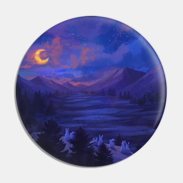 Night Watcher Pin by KucingKecil