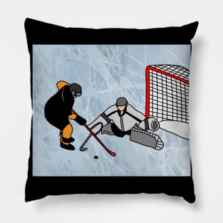 Hockey Sport Penalty Shot Pillow