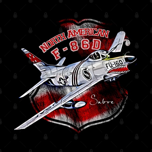 North American F-86D by aeroloversclothing