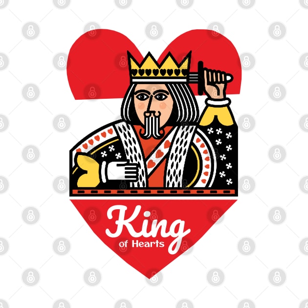 Classic King of Hearts by KewaleeTee