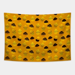 Banana cupcakes Tapestry