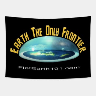 Earth The Only Frontier - Flat Earth Firmament Tapestry