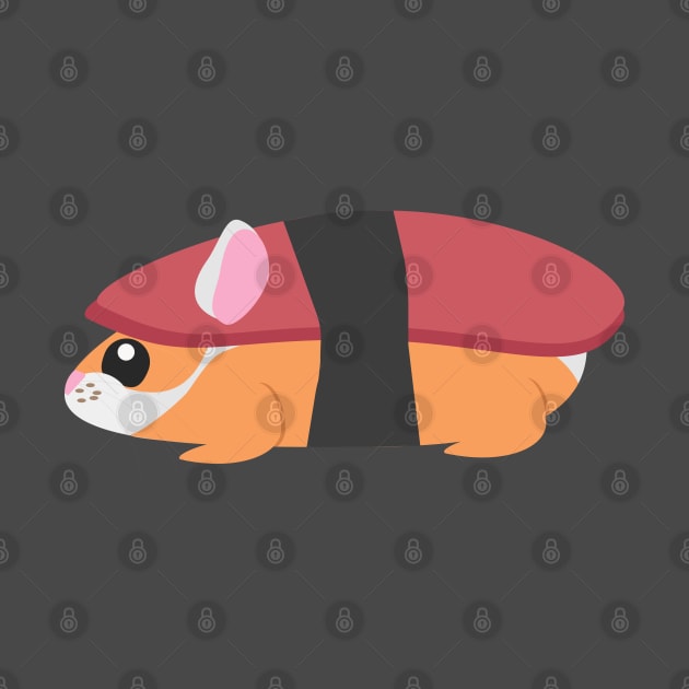 Sushi Hamster by artsbyal