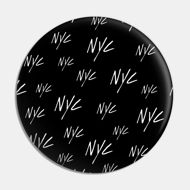 Nyc Logo Design - Nyc Logo - Pin | TeePublic UK