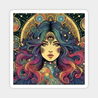 Galaxy Girl 01 Magnet