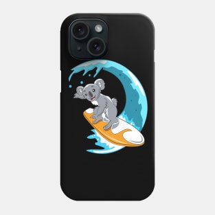 kawaii surfing koala Phone Case