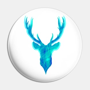 Blue Deer Pin