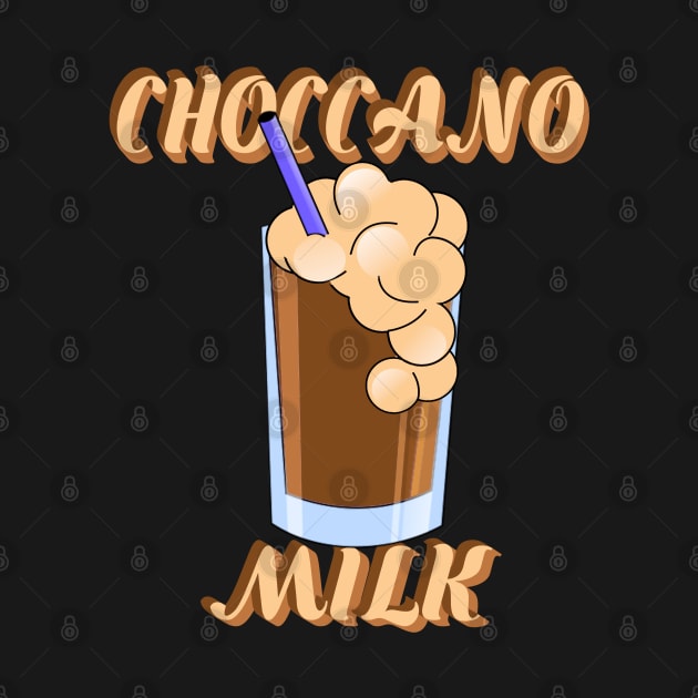 Funny Chocolate Milk Volcano, Choccano Milk by CharJens