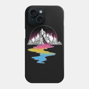 Pansexual Mountain River Phone Case