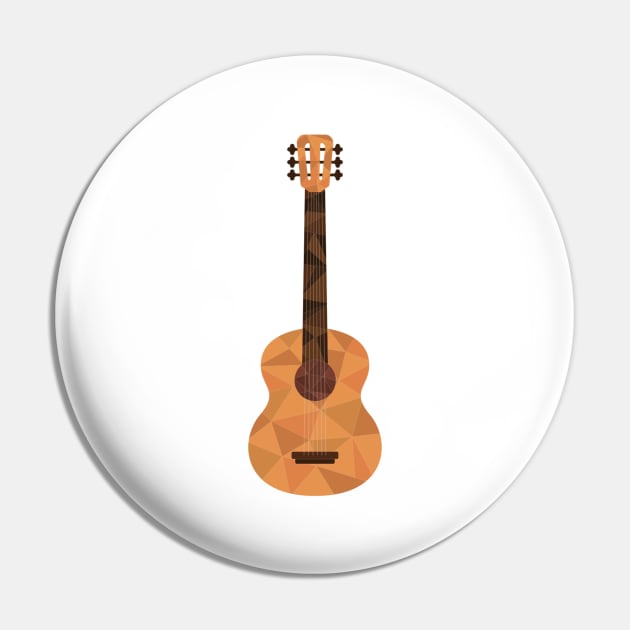 Low Poly Guitar Pin by MajorCompany