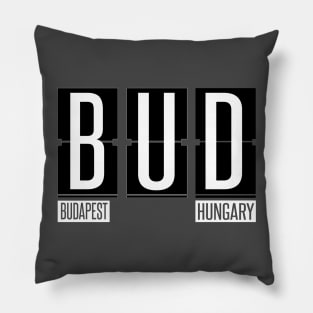 BUD - Budapest Hungary Souvenir or Gift Shirt Apparel Pillow