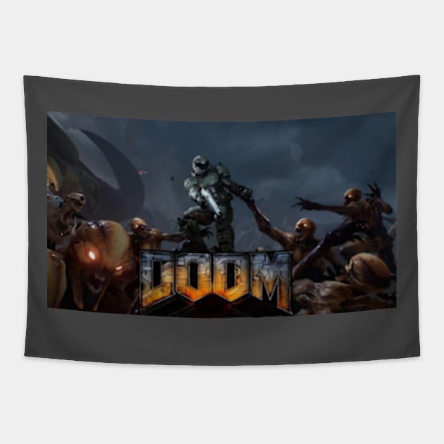 Doom Guy Classic 2016 Tapestry by The Doom Guy