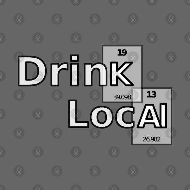 Drink Local Periodic Table by PerzellBrewing