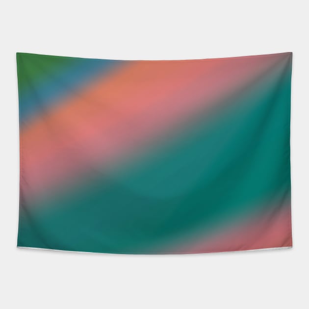 red blue green orange abstract texture Tapestry by Artistic_st