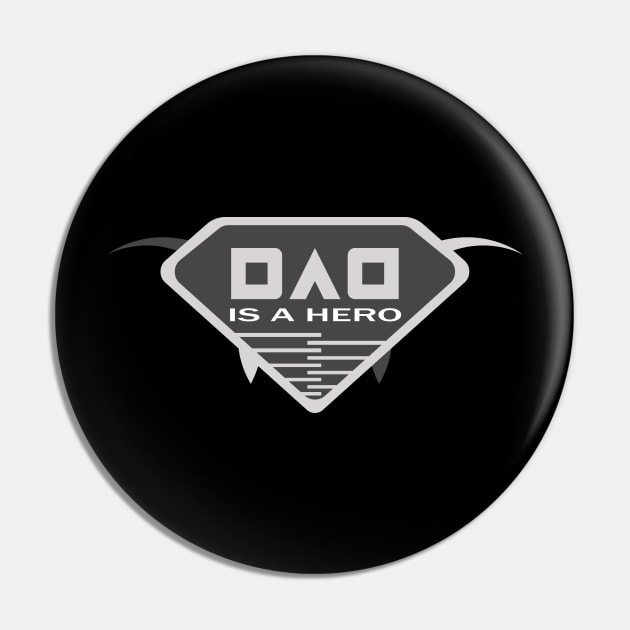 Dad is a Hero Pin by amazinstore