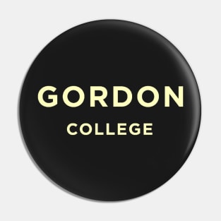 gordon college yellow Pin