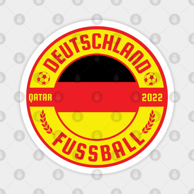 Deutschland Fussball Magnet by footballomatic