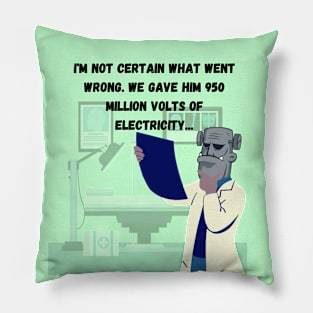 Shocking Diagnosis Pillow