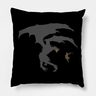 Slaying The Dragon - Fantasy RPG Pillow