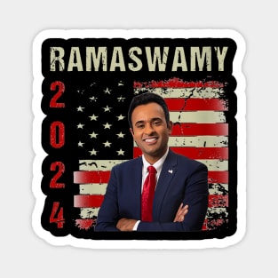 Vivek Ramaswamy for President Flag Magnet