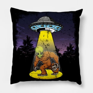 Bigfoot Is An Alien Pillow