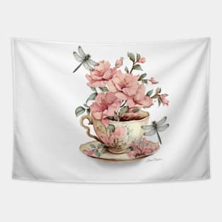 Floral Teacup Collection D Tapestry