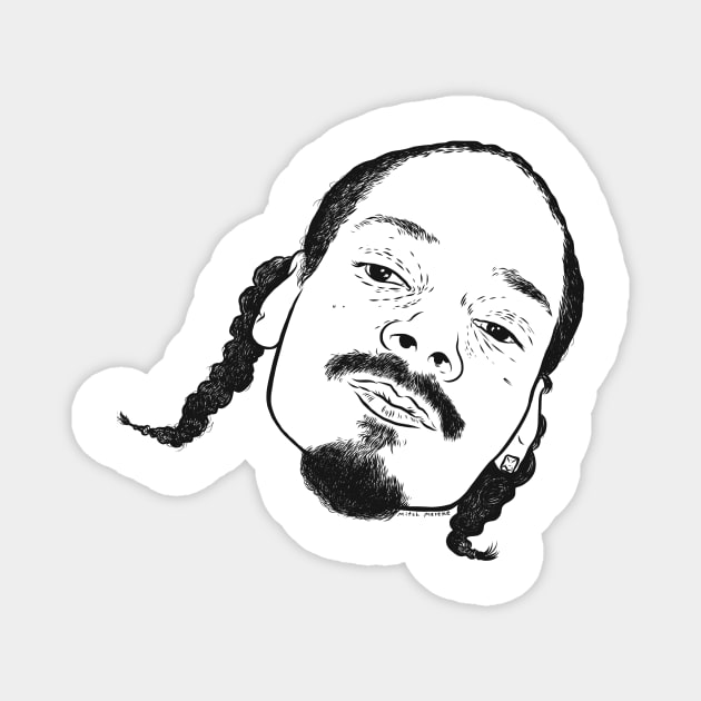 SNOOP DOG Magnet by TheCosmicTradingPost