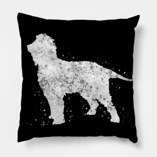 Irish water spaniel dog Pillow