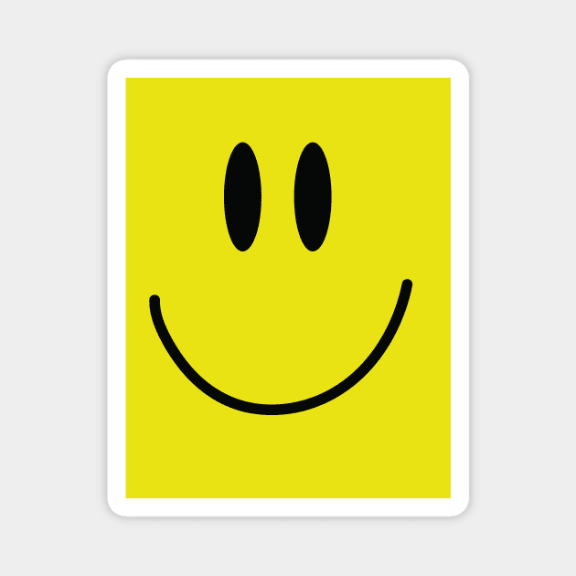 Smilie face Magnet by nickemporium1