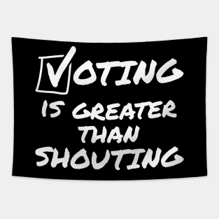 Voting Is Greater Than Shouting Midterm Elections 2022 Tapestry