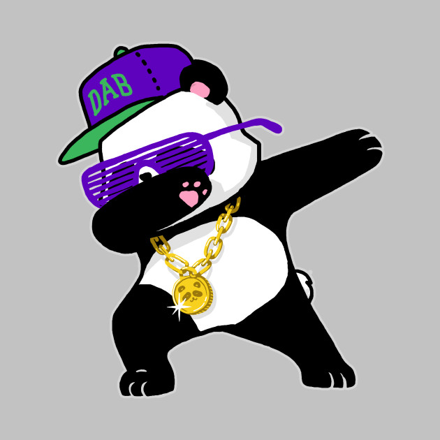 Dabbing Panda Funny Shirt Dab Hip Hop Panda Phone Case