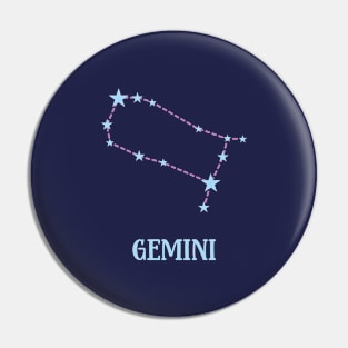 Gemini Zodiac Sign Constellation Pin