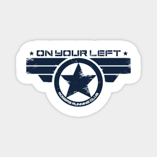 On Your Left Running Club Magnet