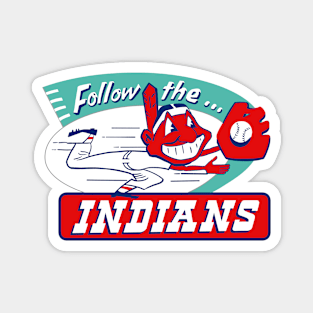 Vintage Cleveland Baseball - Cleveland Indians - Magnet