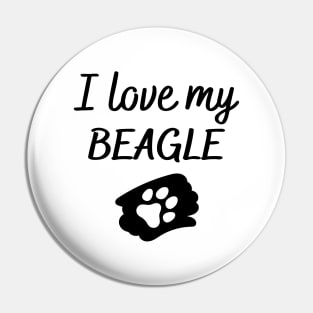 I love my Beagle Pin