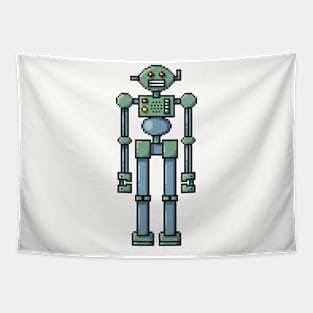 Pixel Robot 122 Tapestry