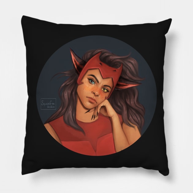 Catra Pillow by Squeefox