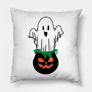 Cooking Pot Ghost Pillow