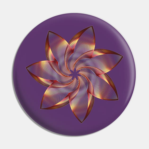 Lotus Flower Prismatic Pin by Scar