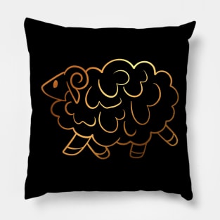 Sheep Pattern Pillow